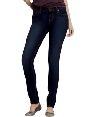 Old Navy Sweet Heart Skinny Mid Rise Jeans Sweetheart Dark Blue Rinse Midrise 6